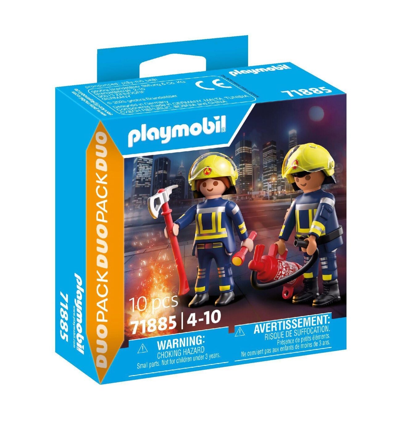 PLAYMOBIL 71886 DuoPack Feuerwehr - 2 Feuerwehrleute
