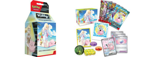 POKEMON 41091 PKM PREMIUM-TURNIERKOLLEKTION Sammelkarten Set Lilly (deutsch) - 6 Booster Packs