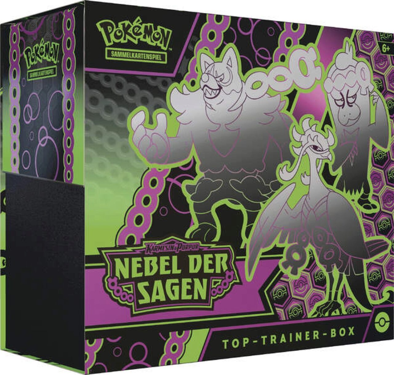 Pokémon Top-Trainer-Box KP06.5 Nebel der Sagen – 9 Booster
