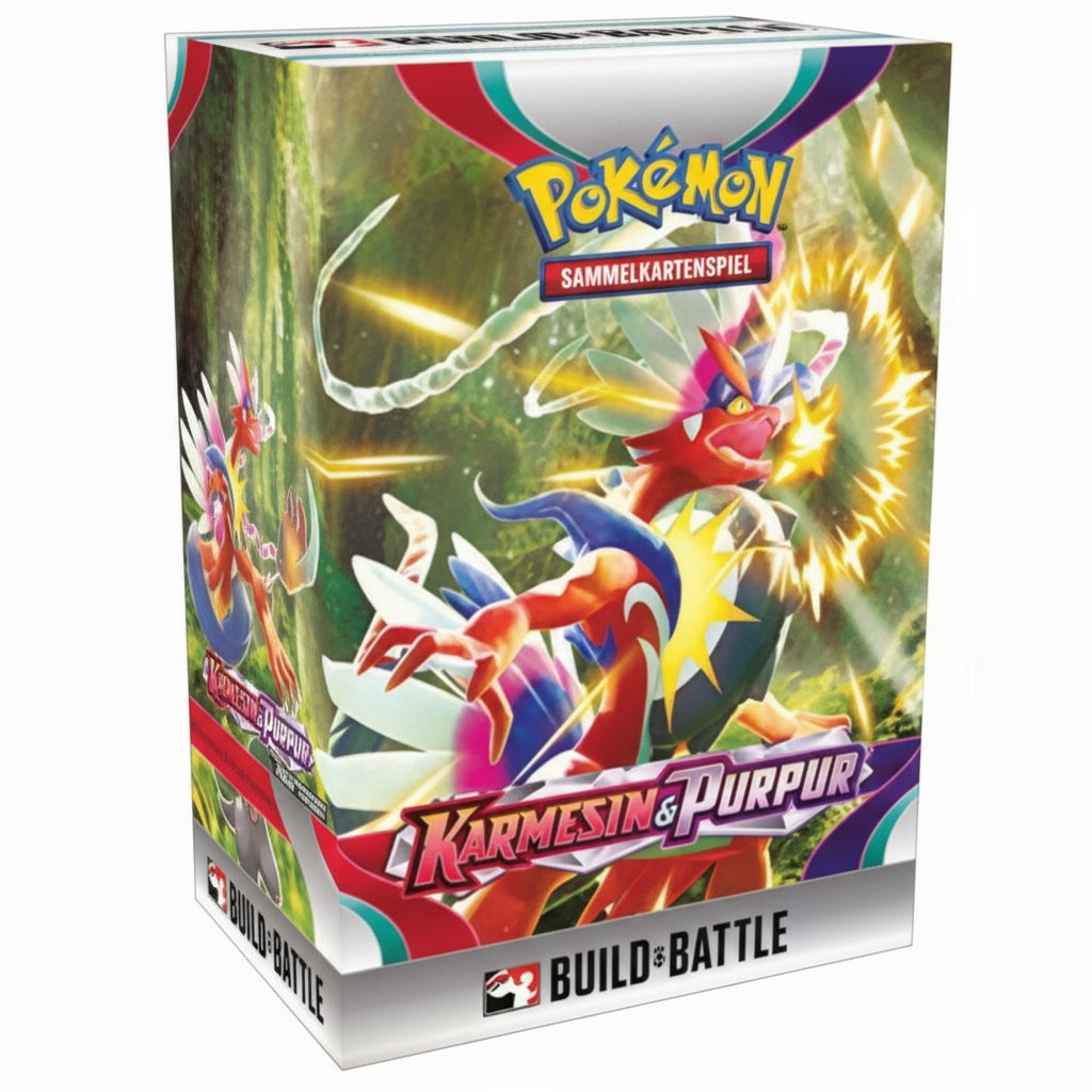 Pokémon Karmesin & Purpur Prerelease Set - 4 Booster Packs + Promo-Karte (Deutsch)