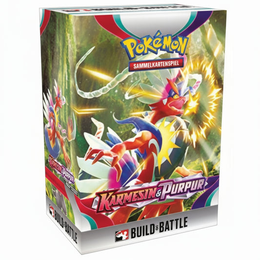 Pokémon Karmesin & Purpur Prerelease Set - 4 Booster Packs + Promo-Karte (Deutsch)