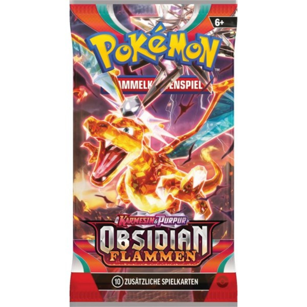 Pokémon Karmesin & Purpur Obsidian Flammen Booster Packung (deutsch)