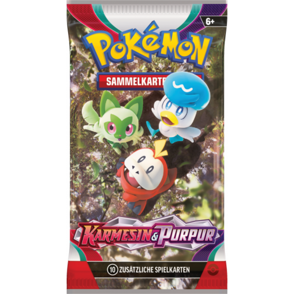 Pokémon Karmesin & Purpur Base Set Booster Packung (deutsch)