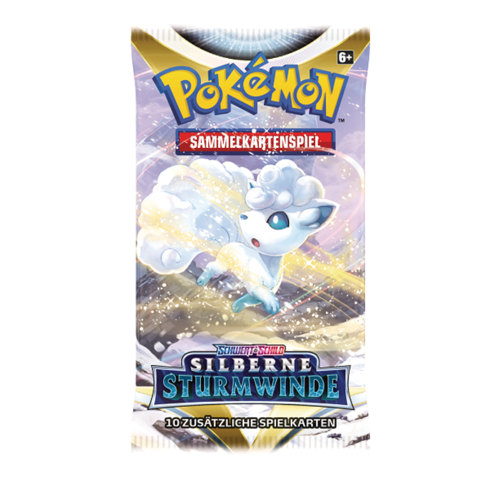 Pokémon Schwert & Schild Silberne Sturmwinde Booster Packung (deutsch)