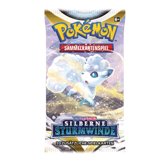 Pokémon Schwert & Schild Silberne Sturmwinde Booster Packung (deutsch)