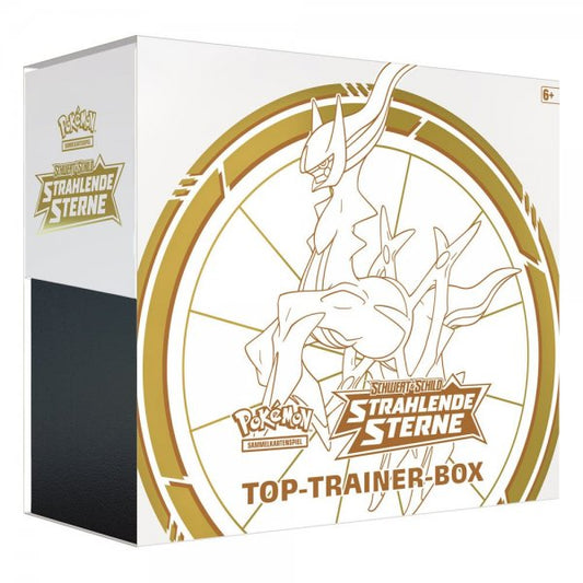 Pokémon Sammelkartenspiel Strahlende Sterne Top Trainer Box Arceus (deutsch) - 8 Boosterpacks