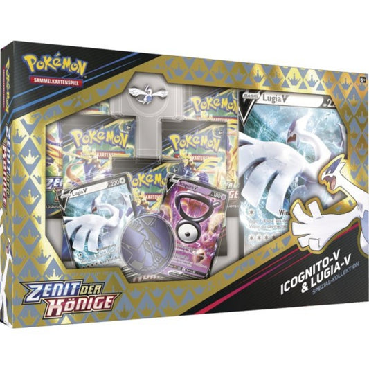 Pokemon Zenit der Könige: Icognito-V & Lugia-V Spezial-Kollektion (deutsch) - 5 Booster Packs