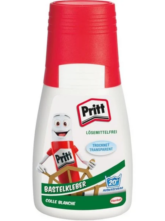 Pritt Bastelkleber 50g - Lösemittelfrei & transparent trocknend