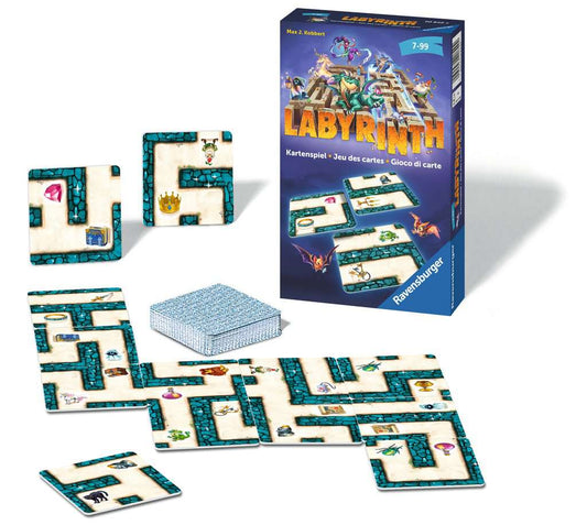 Ravensburger Labyrinth Kartenspiel für 2-6 Spieler ab 7 Jahren