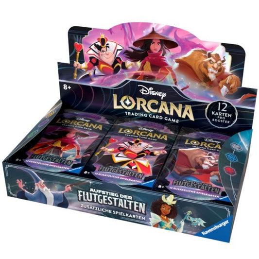 Disney Lorcana: Aufstieg der Flutgestalten - Display mit 24 Booster Packs (Deutsch)