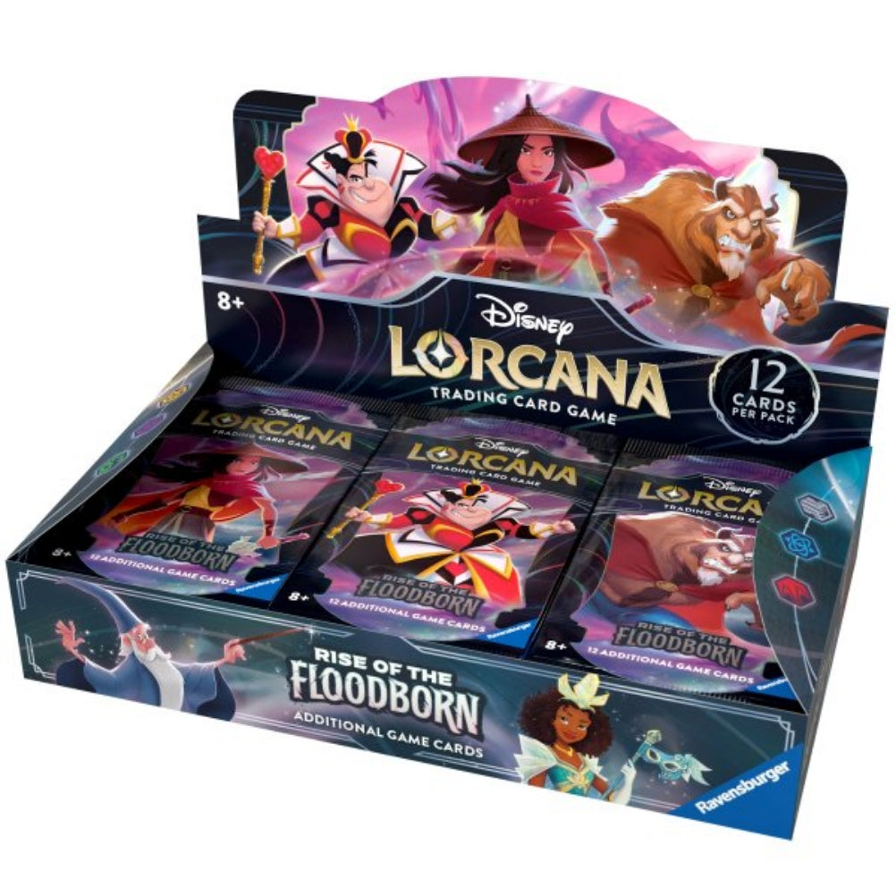 Disney Lorcana: Rise of the Floodborn - Display mit 24 Booster Packs (Englisch)