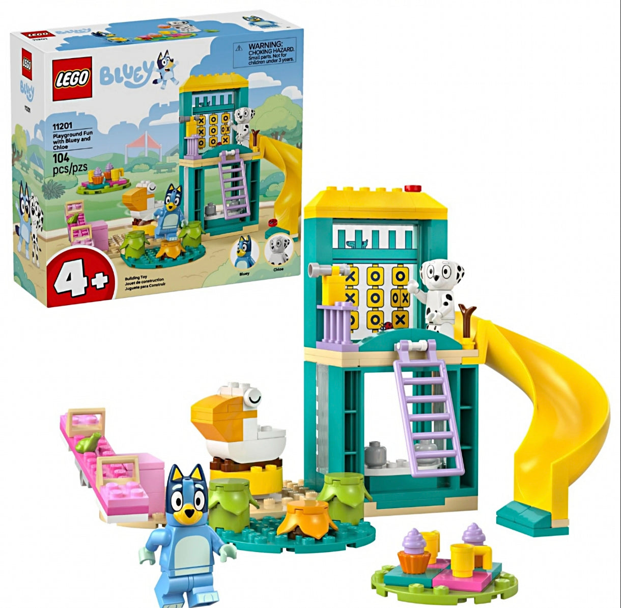 LEGO Bluey 4plus Bluey und Chloe auf dem Spielplatz