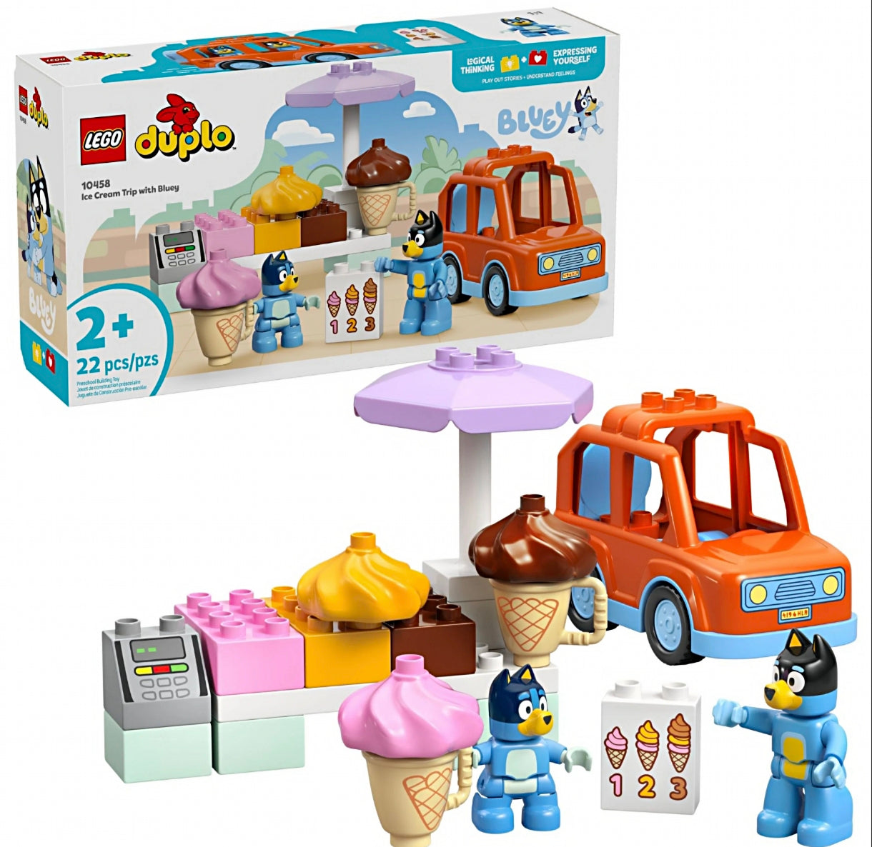 LEGO Duplo 10458 Bluey Ausflug zur Eisdiele