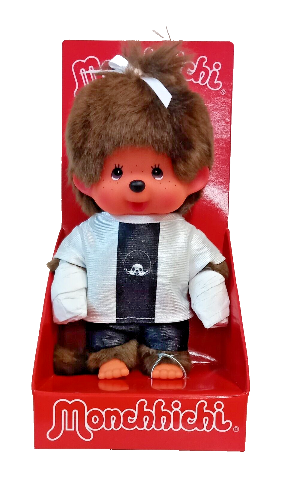 Monchhichi Classic Mädchen Fußballspielerin 20cm