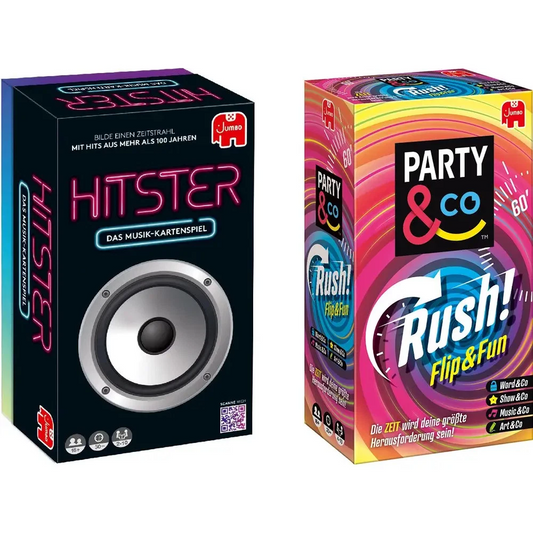 Hitster + Party & Co Rush Bundle - Gesellschaftsspiele