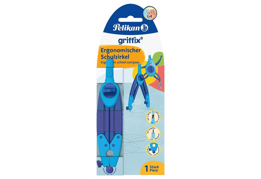 Pelikan griffix Schulzirkel blau - Der perfekte Begleiter für präzises Zeichnen