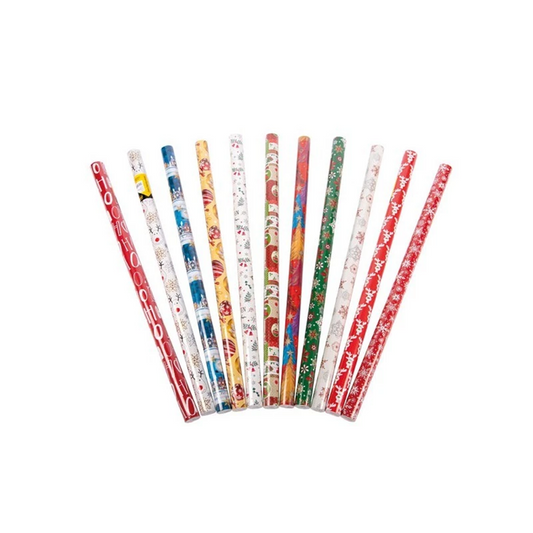 Idena Geschenkpapier Rolle Weihnachten 70x200cm - Sortierte Designs