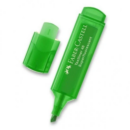 Faber-Castell Textmarker TEXTLINER 1546 Superfluor – Grün