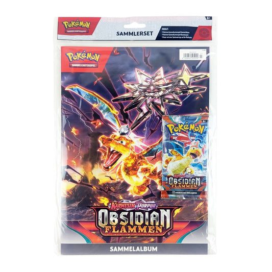 Pokémon Sammelalbum Karmesin & Purpur - Inklusive Booster Pack