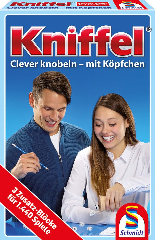Kniffel Zusatzblöcke 3er Set - 1440 Partien Schmidt Spiele
