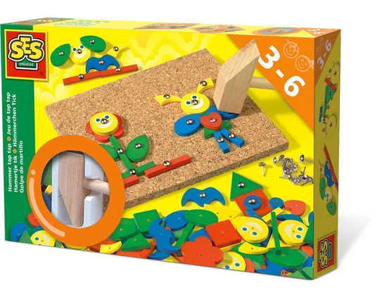 SES Hämmerchen Tick Fantasie - Kreatives Hammer- und Nagelspiel