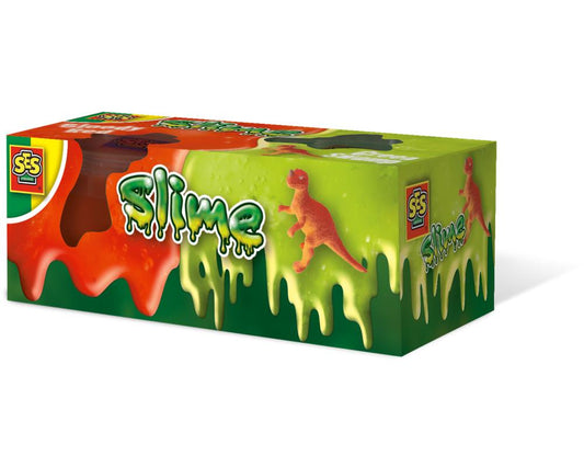 SES Schleim T-Rex Set - 2x120g Dino-Schleim mit T-Rex Figur