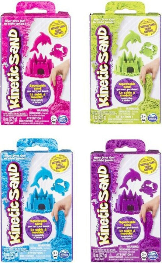 Kinetic Sand Nachfüllpack 226g – 1 von 4 Farben zufällig