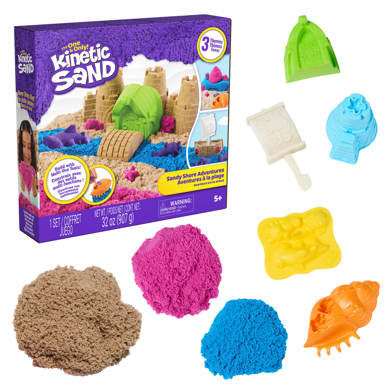 Spin Master Kinetic Sand Sandy Shore Spielset 907g ab 5