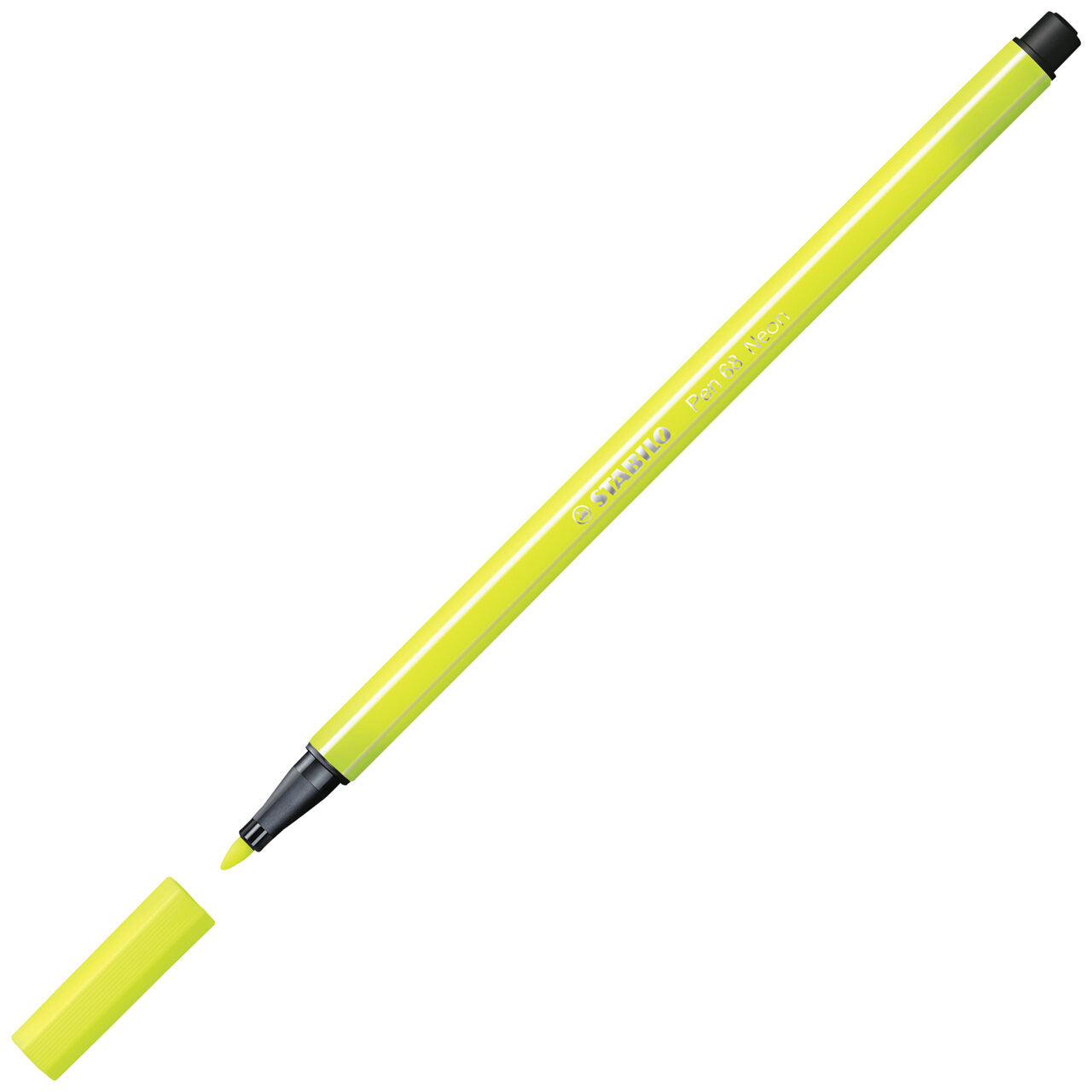 STABILO Pen 68 Filzstift leuchtfarbengelb – 1 mm