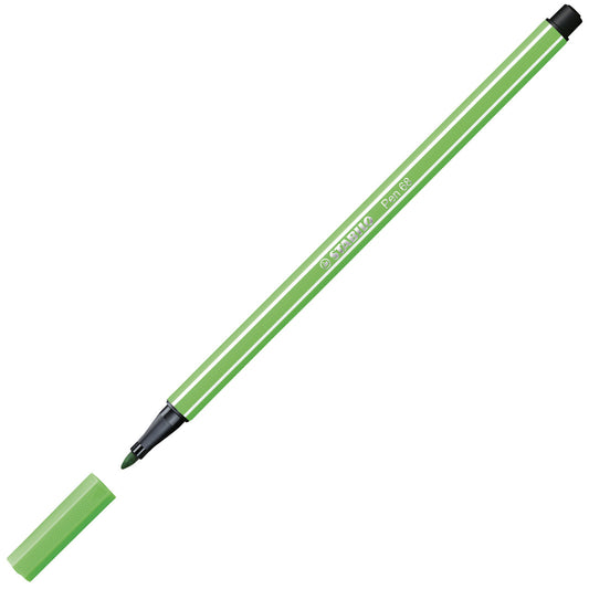 STABILO Pen 68 Filzstift laubgrün – 1 mm Einzelstift