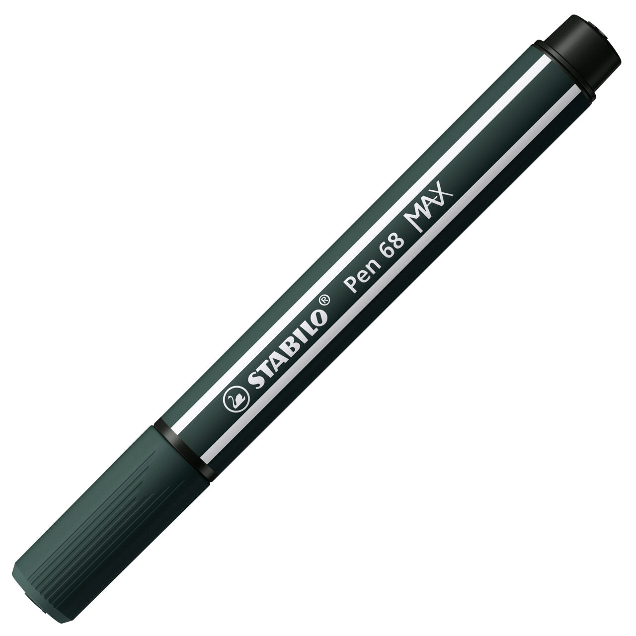 STABILO Pen 68 MAX Keilspitze grünerde – Einzelstift