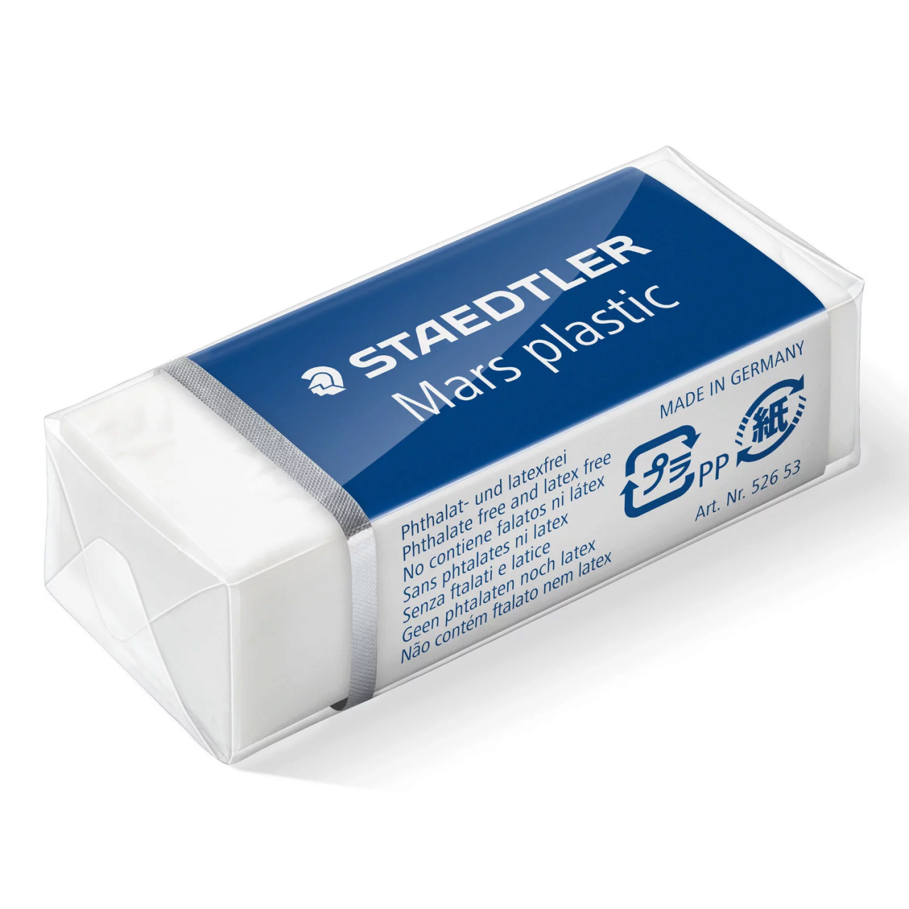 Staedtler Mars Plastic Mini Radierer 526 53 – 13×19×40 mm