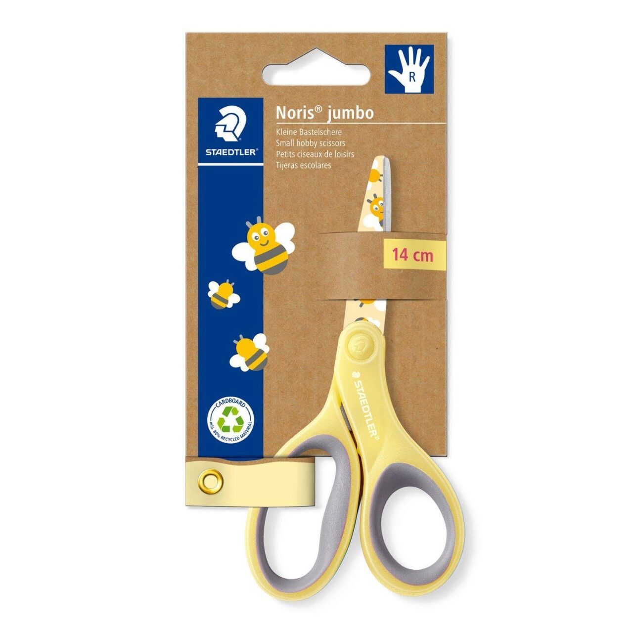 STAEDTLER Noris 965 Bastelschere 14cm – 1 von 4 Designs (Zufall)