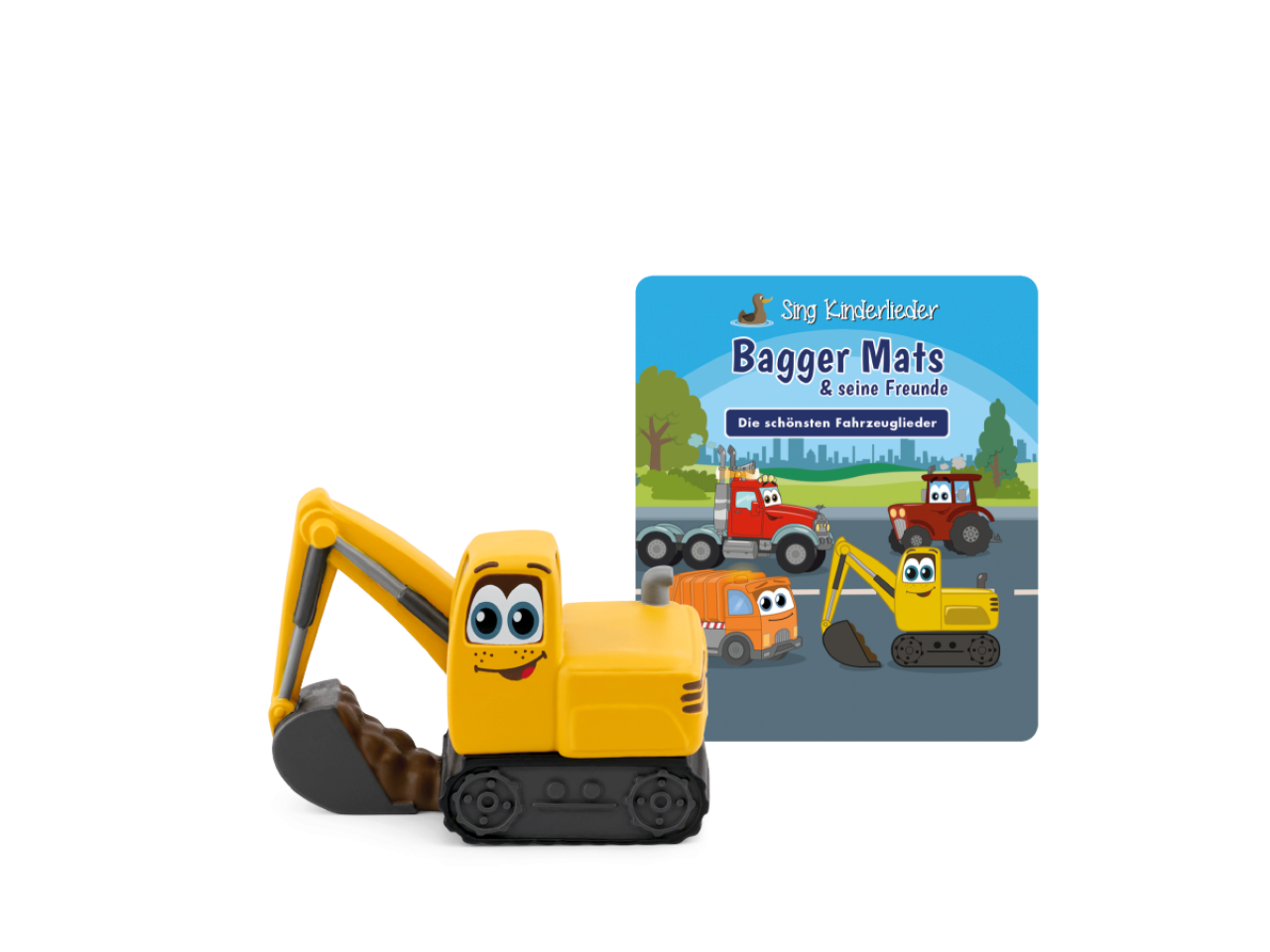 Bagger Mats & seine Freunde - 20 Fahrzeuglieder für Kinder