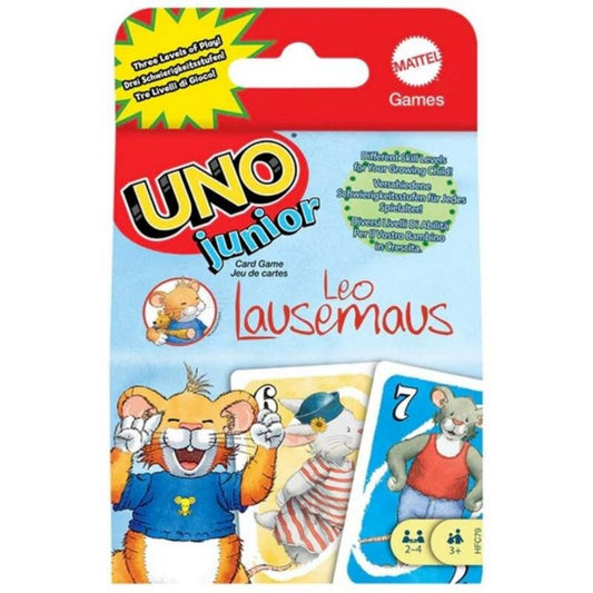 UNO Junior Leo Lausemaus – Kartenspiel ab 3 Jahren