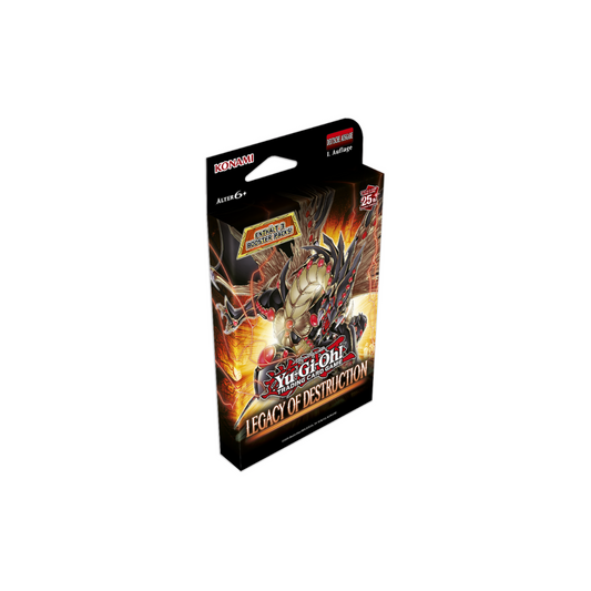 Yu-Gi-Oh - 25th Anniversary Legacy of Destruction Tuckbox - deutsch - 3 Booster Packs der 1. Auflage Deutsch