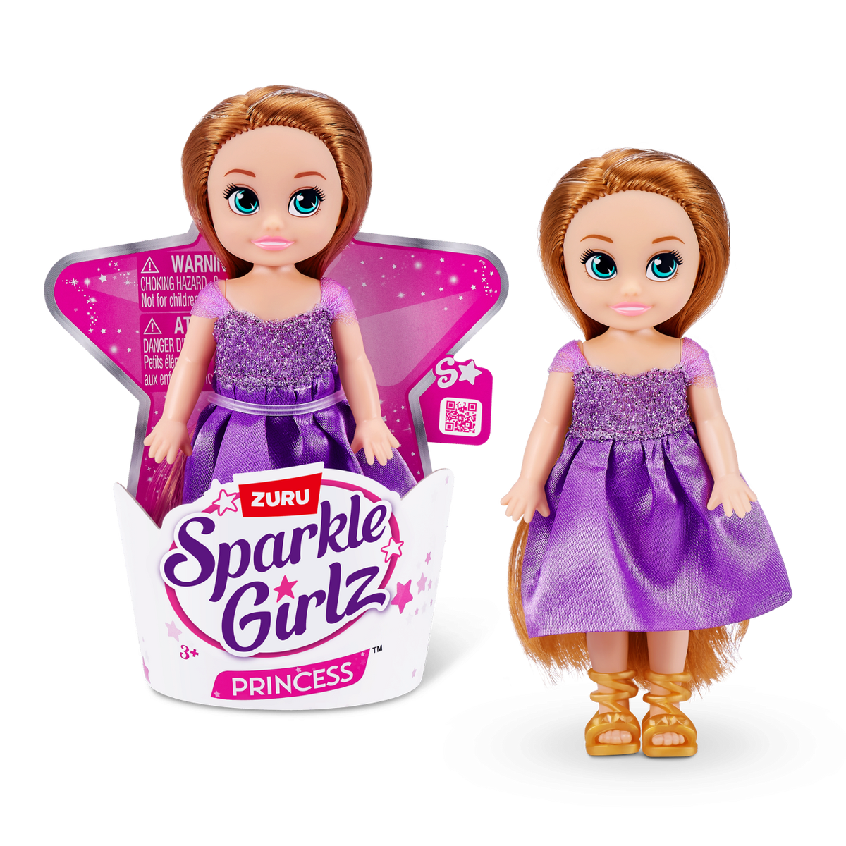 Sparkle Girlz Cupcake Prinzessin 12 cm – 1 von 4, zufällig