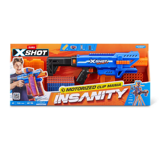 XSHOT Insanity Motorized Clip Blaster - Vollautomatisch