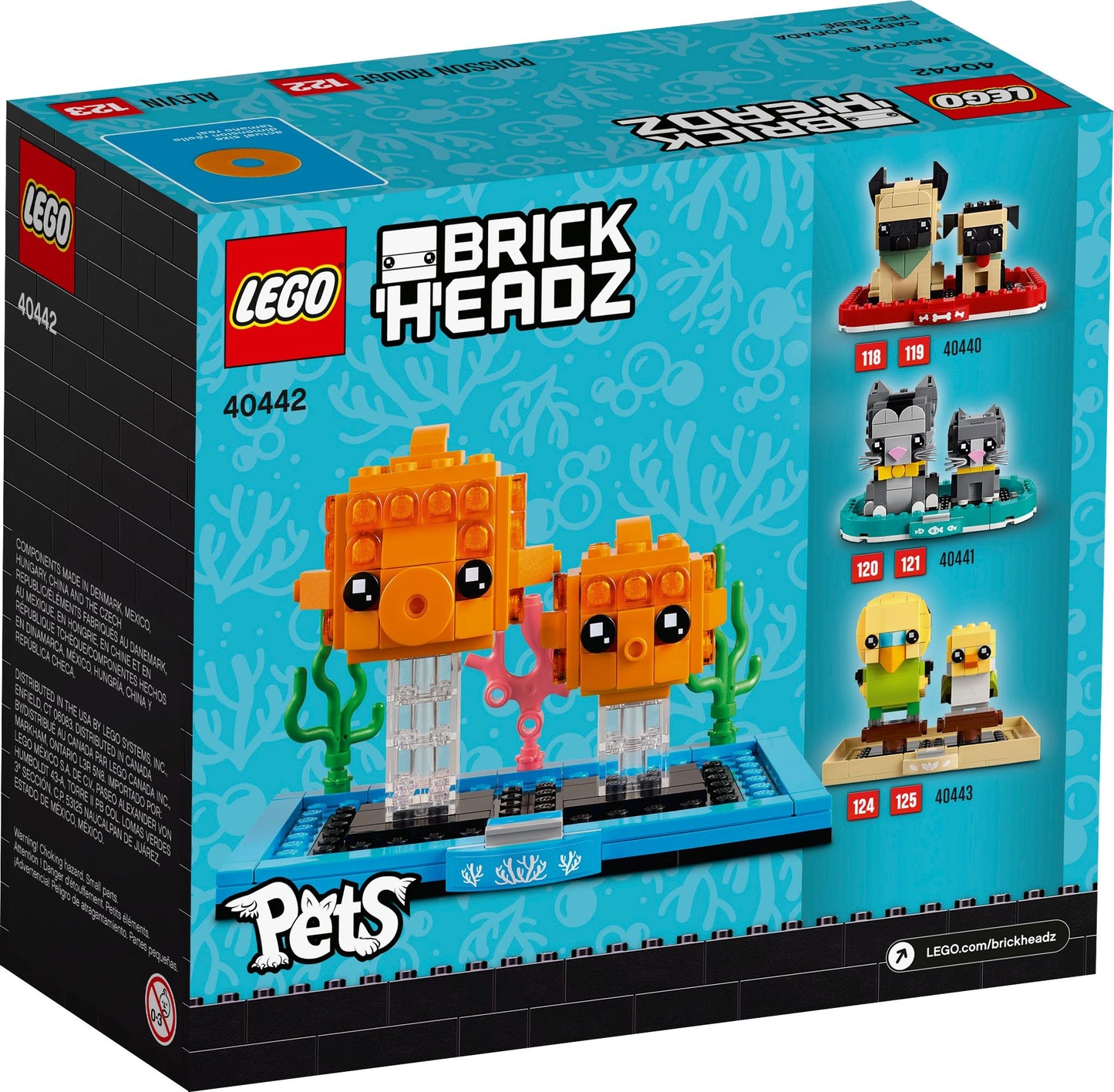 LEGO® BrickHeadz 40442 Goldfisch - 186 Teile