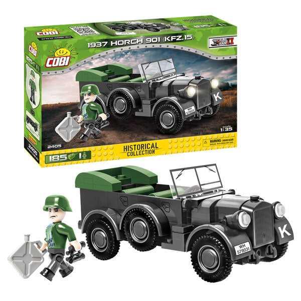 COBI-2405 Historical Collection Bausatz Geländewagen Horch 901 Kfz 15 1937 - Peer Online Shop