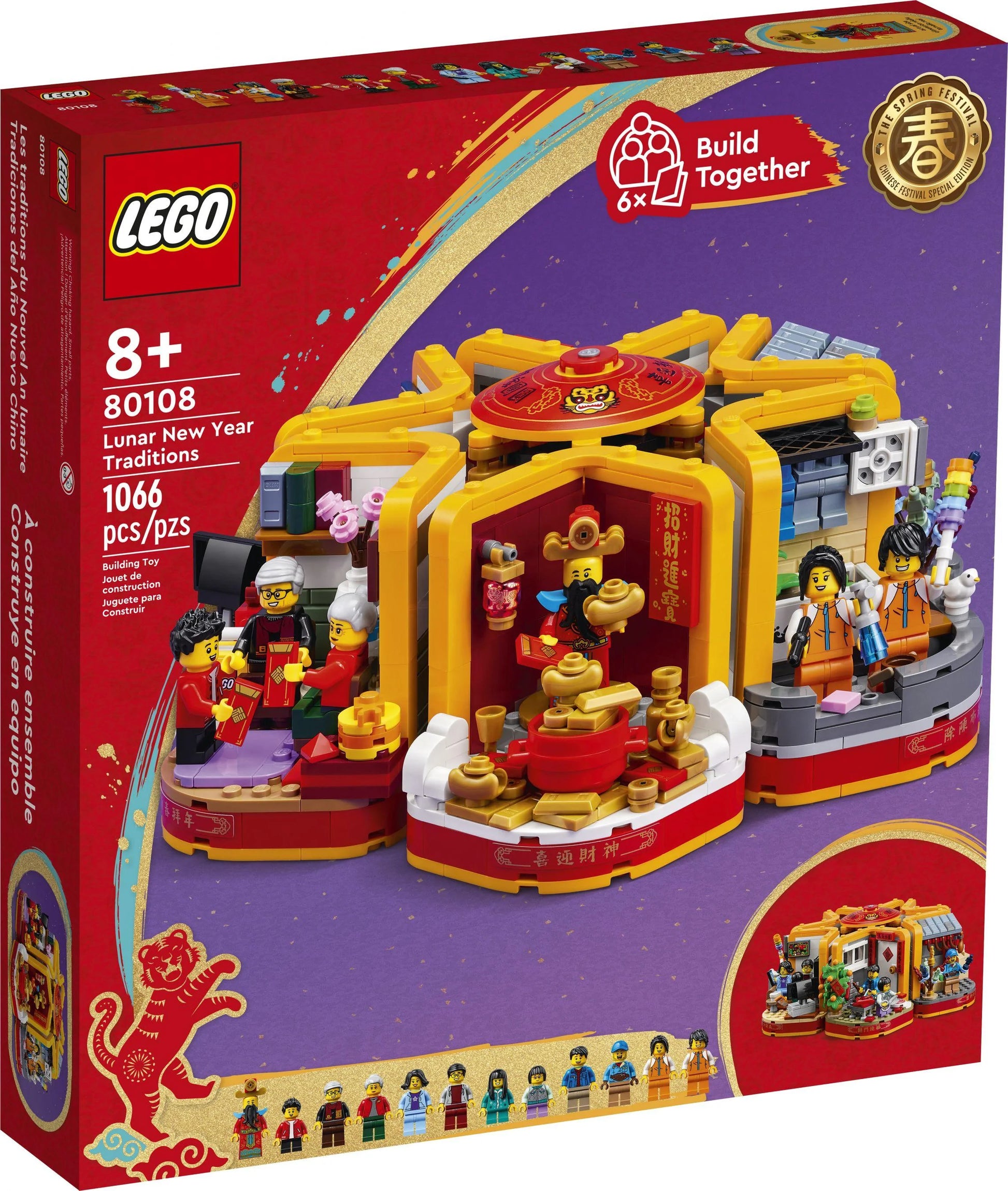 LEGO® 80108 Mondneujahrstraditionen Chinese Festival - 1066 Teile - Peer Online Shop