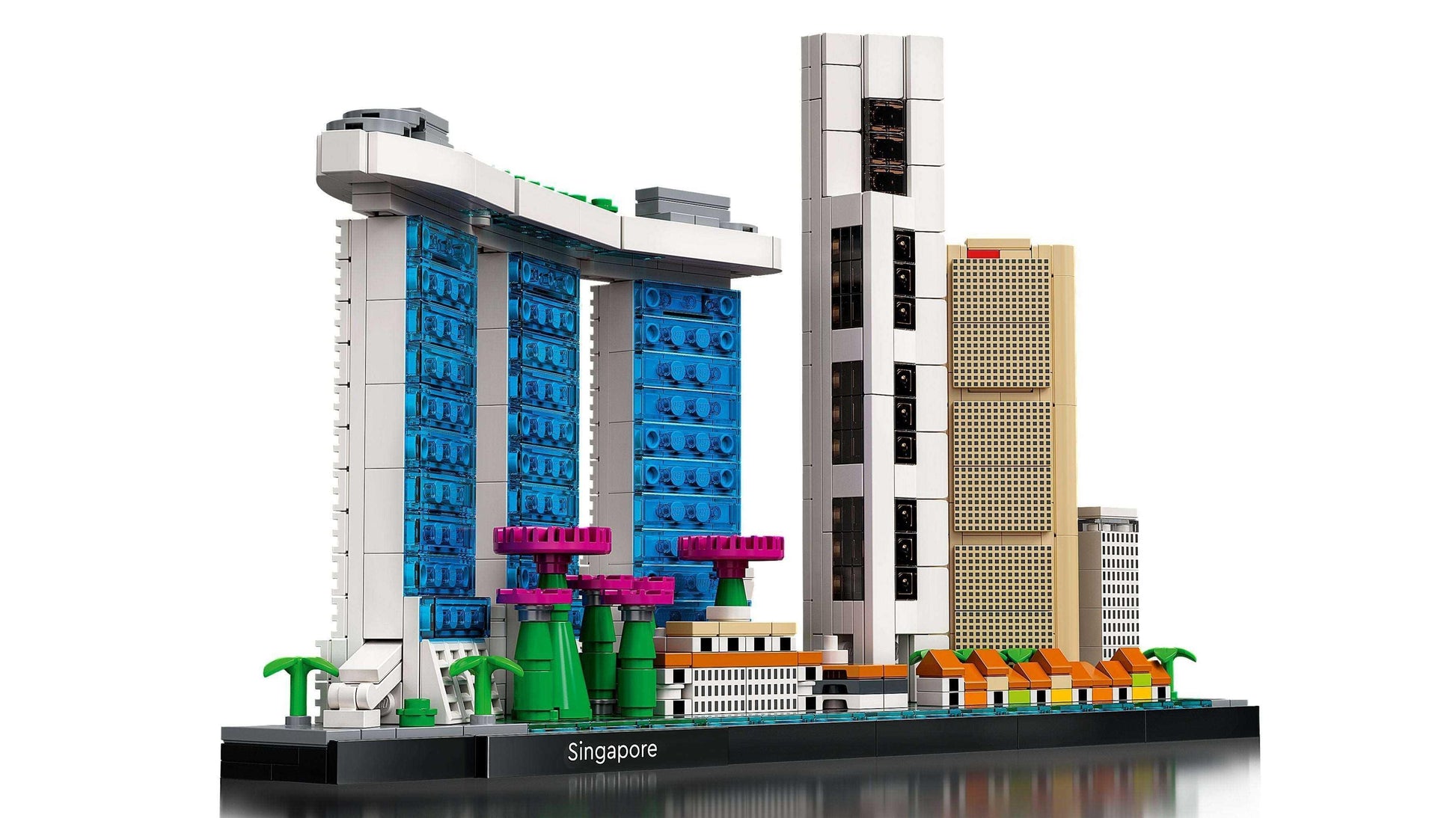 LEGO® Architecture 21057 Singapur Sykline - 827 Teile - Peer Online Shop