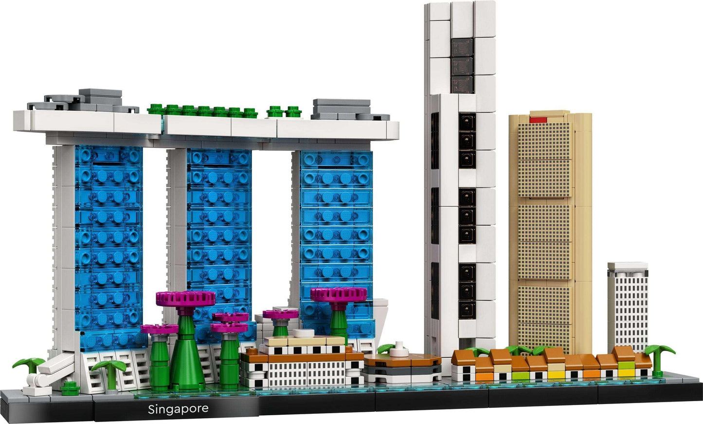 LEGO® Architecture 21057 Singapur Sykline - 827 Teile - Peer Online Shop