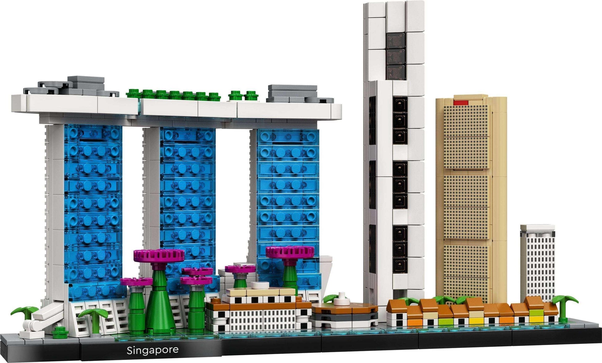 LEGO® Architecture 21057 Singapur Sykline - 827 Teile - Peer Online Shop