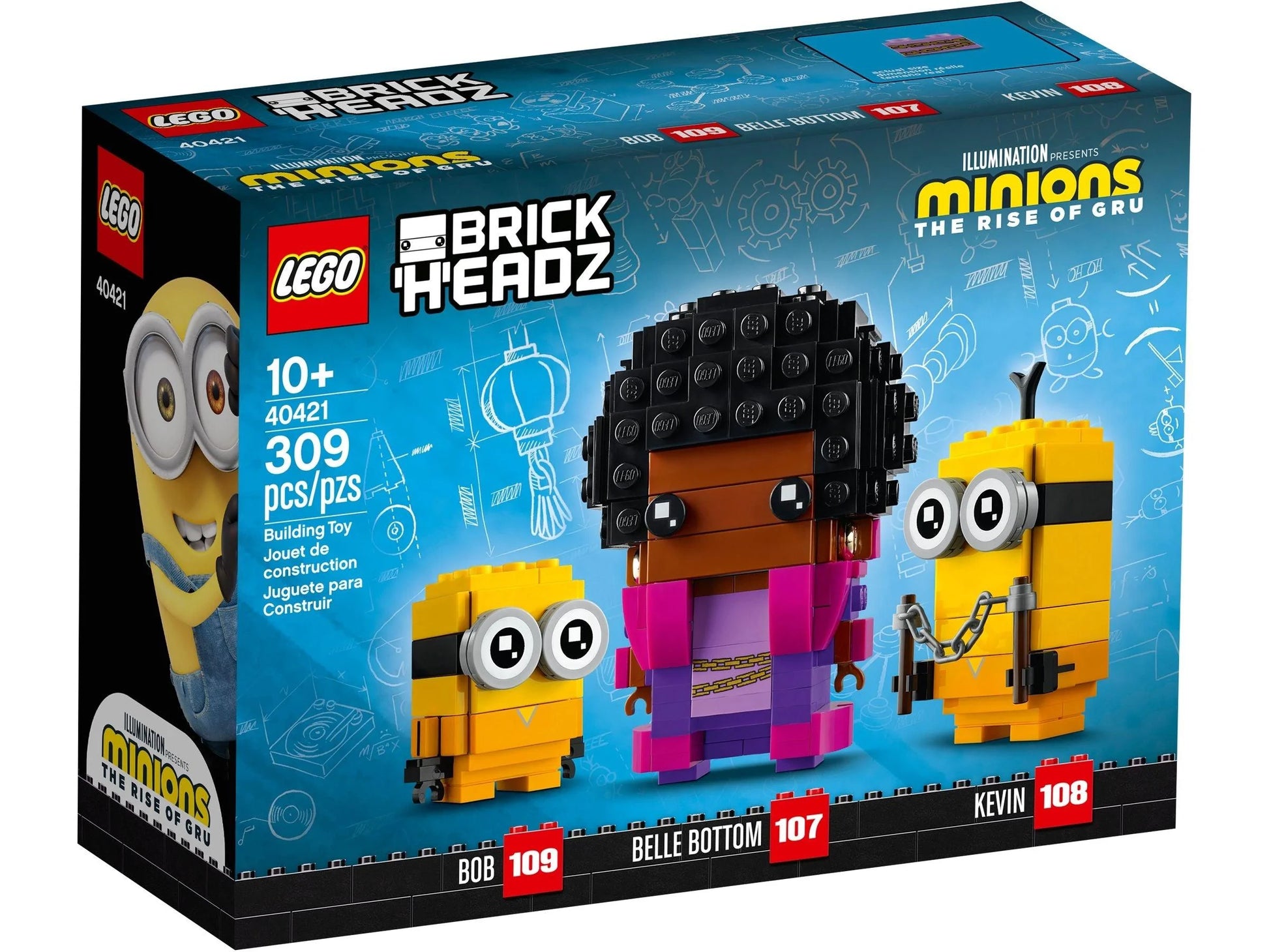 LEGO® BrickHeadz 40421 Belle Bottom, Kevin & Bob - 309 Teile - Peer Online Shop