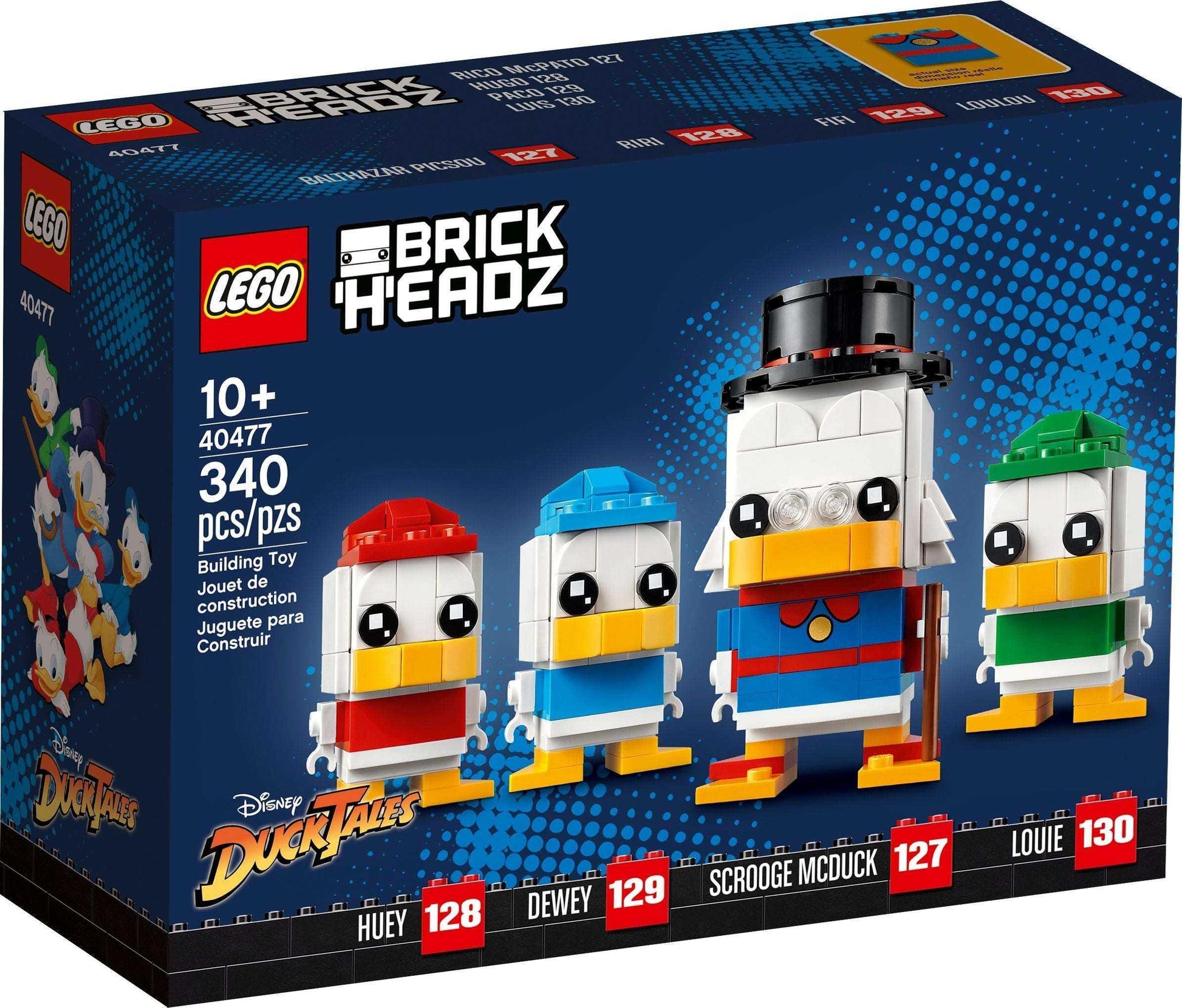 LEGO® BrickHeadz 40477 Dagobert Duck, Tick, Trick & Track - Peer Online Shop