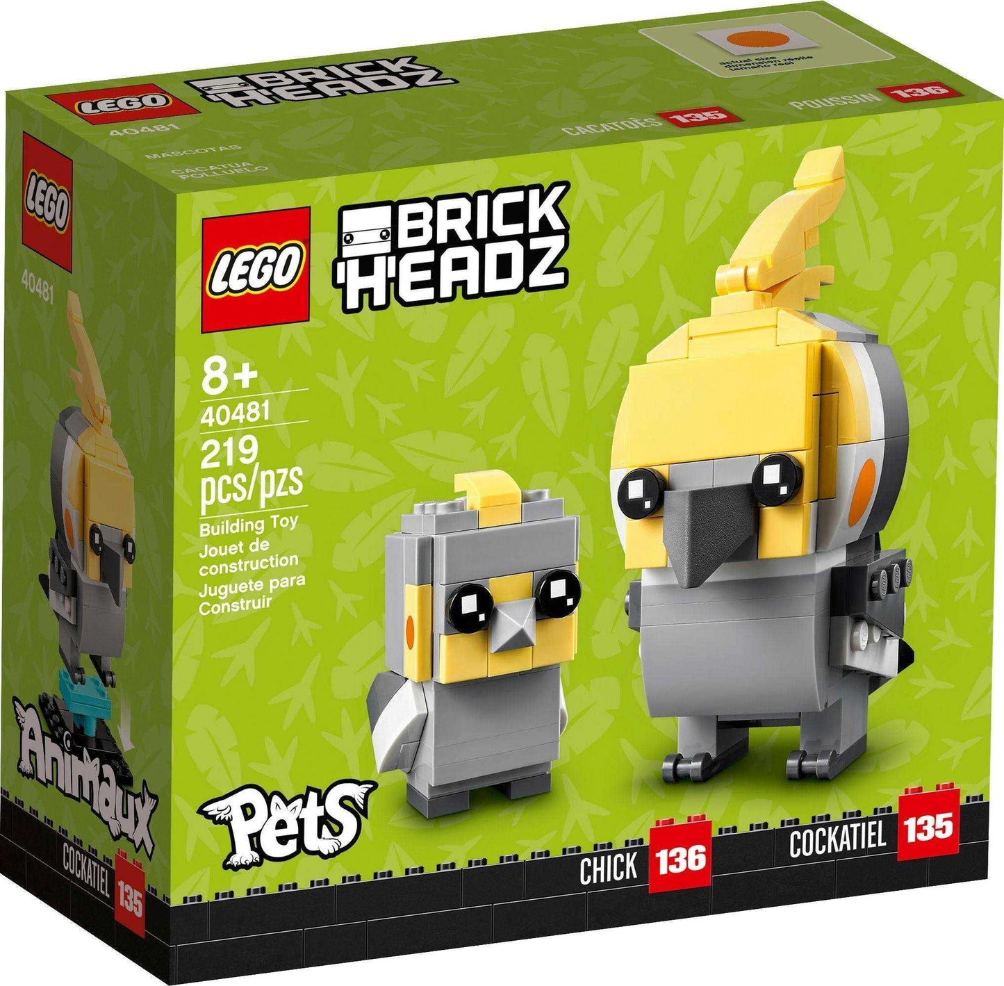 LEGO® BrickHeadz 40481 Nymphensittich - 219 Teile - Peer Online Shop