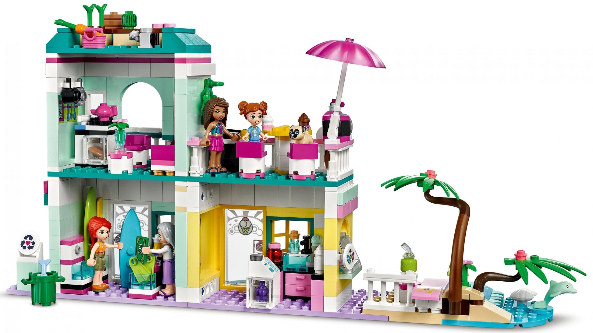 LEGO® Friends 41693 Surfer-Strandhaus - 685 Teile - Peer Online Shop