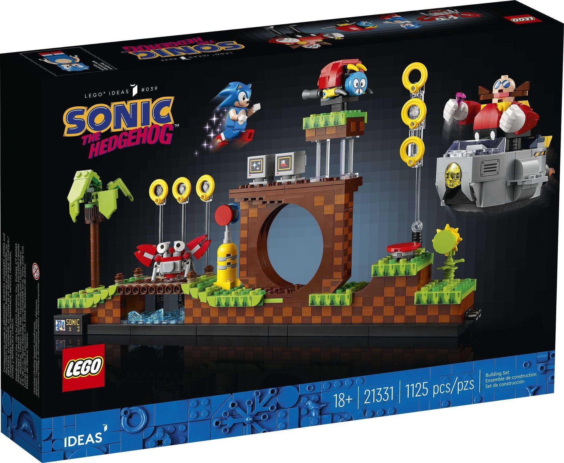 LEGO® Ideas 21331 Sonic the Hedgehog™ – Green Hill Zone - 1125 Teile - Peer Online Shop