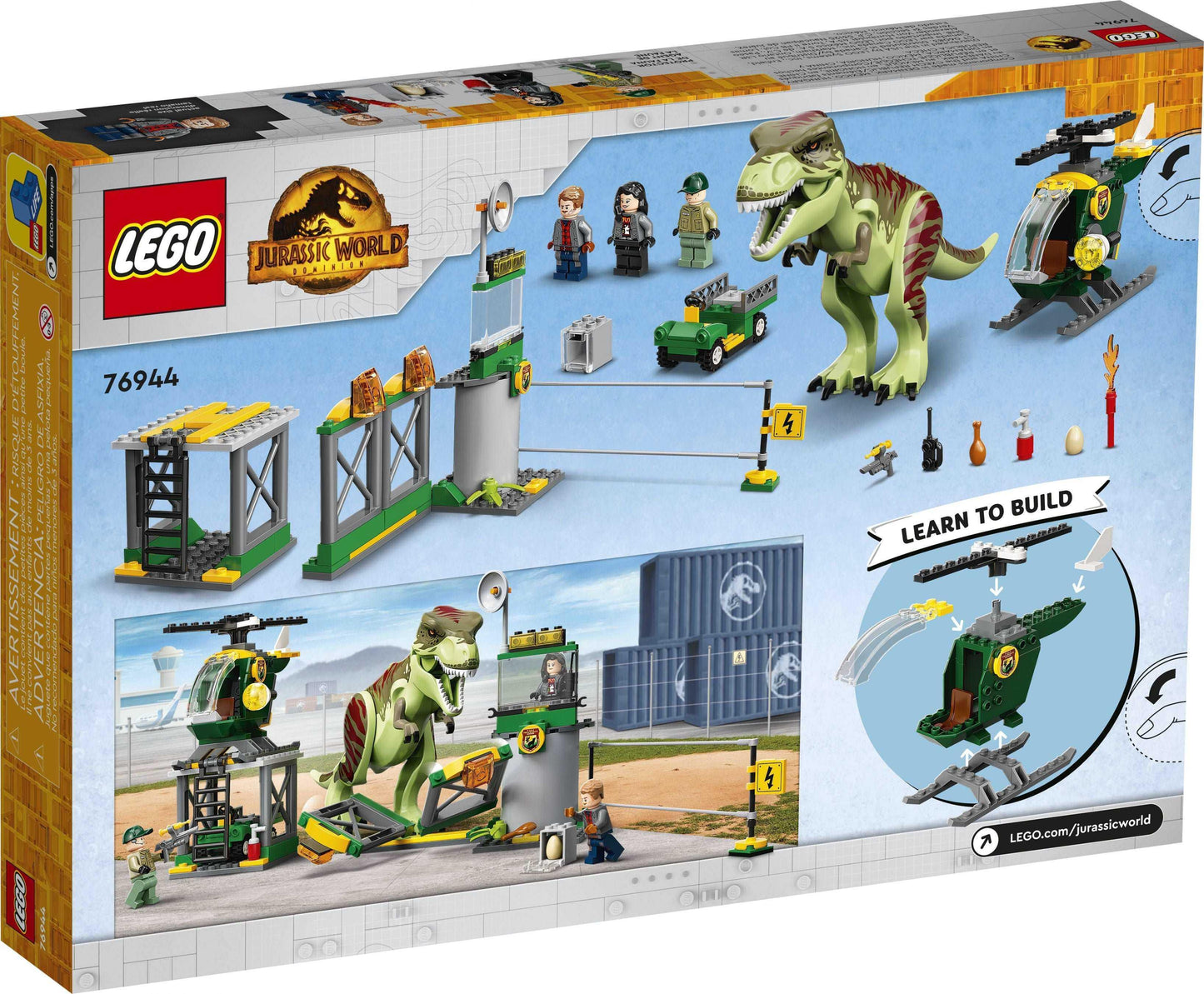 LEGO® Jurassic World 76944 T. Rex Ausbruch - 140 Teile - Peer Online Shop